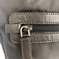 PRADA Shoulder Bag Nylon Black SilverMetal Crossbody Shoulder Bag Pochette Test Triangle With logo Women Used Authentic