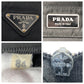 PRADA Sling bag Nylon Black black Sling bag Waist bag Test Triangle With logo mens Used Authentic