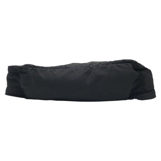 PRADA Sling bag Nylon Black black Sling bag Waist bag Test Triangle With logo mens Used Authentic