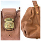 LOUIS VUITTON Shoulder Bag M97052 leather Brown Gold Metal Shoulder Bag handbag Monogram Mahina Runner PM Women Used Authentic