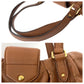 LOUIS VUITTON Shoulder Bag M97052 leather Brown Gold Metal Shoulder Bag handbag Monogram Mahina Runner PM Women Used Authentic