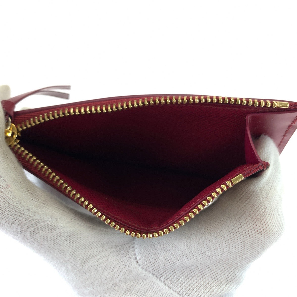 LOUIS VUITTON Coin case M67889 PVC Brown Fragment case Card case Coin case Monogram Porte Cartes Zip Women Used Authentic