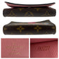 LOUIS VUITTON Tri-fold wallet M69754 PVC Brown Pink Gold Metal Folding wallet Compact wallet Monogram Vivienne Portefeuille Victorine Women Used Authentic