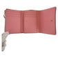 LOUIS VUITTON Tri-fold wallet M69754 PVC Brown Pink Gold Metal Folding wallet Compact wallet Monogram Vivienne Portefeuille Victorine Women Used Authentic