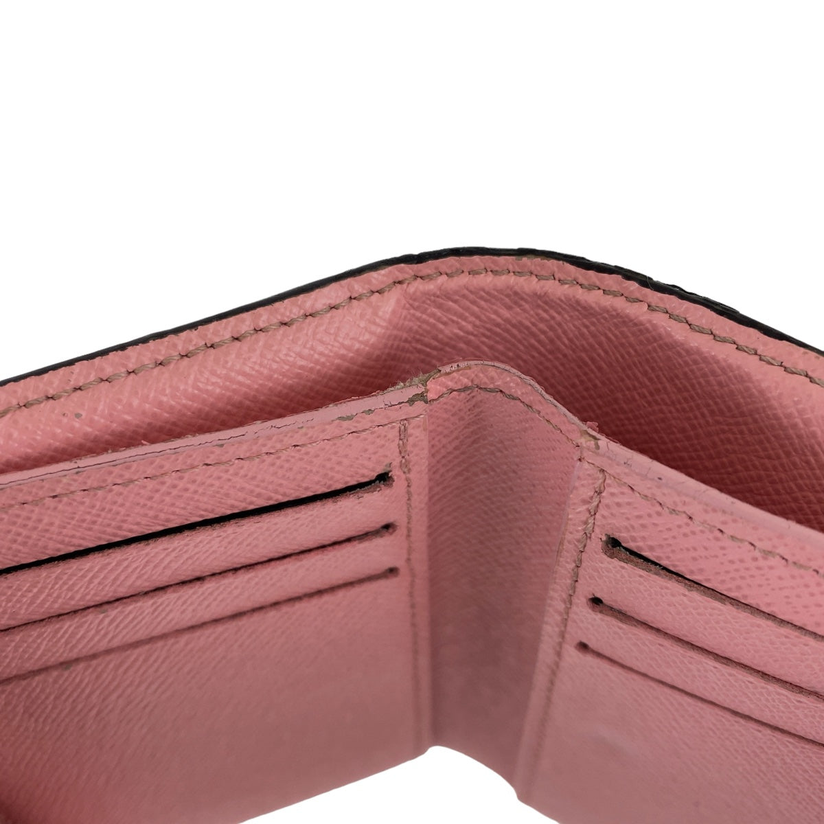 LOUIS VUITTON Tri-fold wallet M69754 PVC Brown Pink Gold Metal Folding wallet Compact wallet Monogram Vivienne Portefeuille Victorine Women Used Authentic