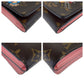 LOUIS VUITTON Tri-fold wallet M69754 PVC Brown Pink Gold Metal Folding wallet Compact wallet Monogram Vivienne Portefeuille Victorine Women Used Authentic