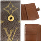 LOUIS VUITTON Bifold Wallet M61674 PVC Brown Gold Metal Purse Folding Wallet Compact Wallet Monogram Portefeuille Viennoiserie Women Used Authentic