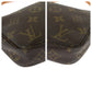 LOUIS VUITTON Handbag M40712 PVC Brown Gold Metal Handbag accessory pouch Monogram Accesspo Women Used Authentic