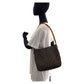 LOUIS VUITTON Shoulder Bag M51146 PVC Brown Gold Metal Shoulder Bag Monogram LoopingMM Women Used Authentic