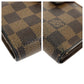 LOUIS VUITTON Bifold Wallet N61674 PVC Brown Gold Metal Purse Folding Wallet Compact Wallet Damier Ebene Portefeuille Viennoiserie Women Used Authentic