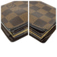 LOUIS VUITTON Bifold Wallet N61674 PVC Brown Gold Metal Purse Folding Wallet Compact Wallet Damier Ebene Portefeuille Viennoiserie Women Used Authentic