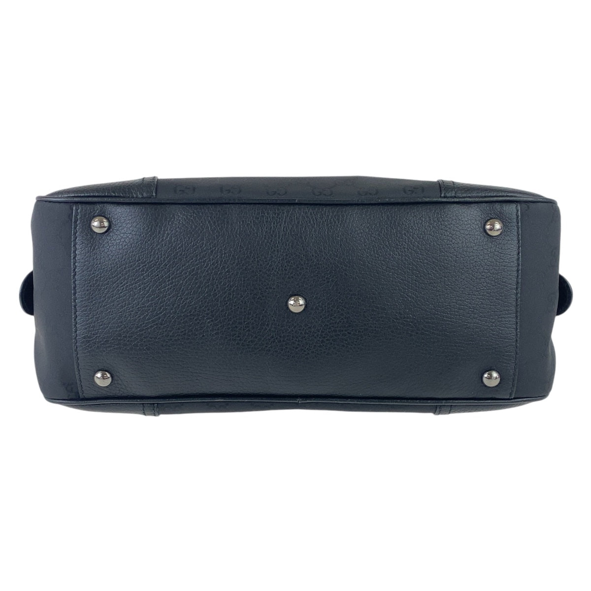 GUCCI Shoulder Bag 293594 Nylon, Leather Black Silver Metal Shoulder Bag handbag Sherry line Women Used Authentic