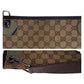 GUCCI Shoulder Bag 120841 GG canvas, leather Brown Silver Metal Shoulder Bag pochette Women Used Authentic