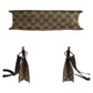 GUCCI Shoulder Bag 120841 GG canvas, leather Brown Silver Metal Shoulder Bag pochette Women Used Authentic