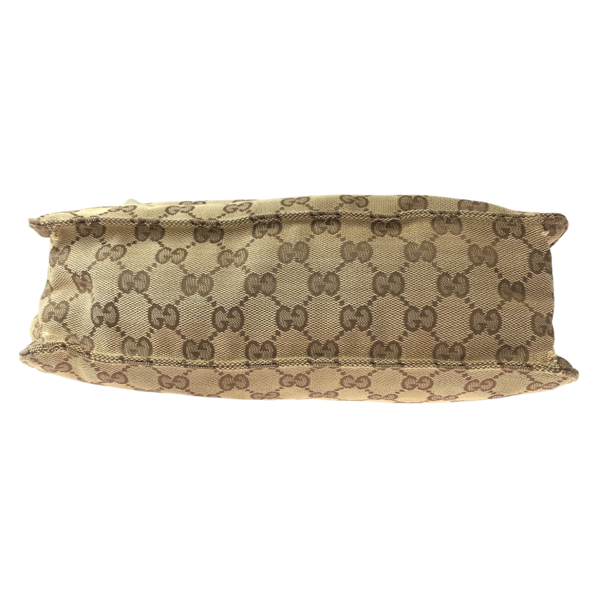 GUCCI Shoulder Bag 120841 GG canvas Brown Beige Gold Metal Shoulder Bag Crossbody Women Used Authentic