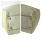 GUCCI Shoulder Bag 308360 leather Ivory Brown Gold Metal Shoulder Bag handbag Bamboo Women Used Authentic
