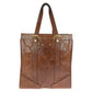 LOUIS VUITTON Tote Bag M95361 leather Brown Gold Metal Tote Bag handbag Cuir Soana Sac Plat Women Used Authentic