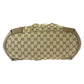 GUCCI Tote Bag 285730 GG canvas Brown Gold Metal Tote Bag Shoulder Bag Handbag Sukey Women Used Authentic