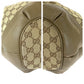 GUCCI Tote Bag 285730 GG canvas Brown Gold Metal Tote Bag Shoulder Bag Handbag Sukey Women Used Authentic