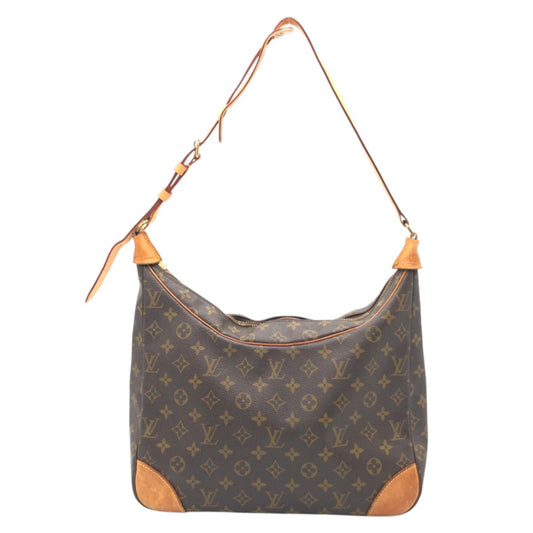 LOUIS VUITTON Shoulder Bag M51260 PVC Brown Monogram Boulogne Women Used Authentic
