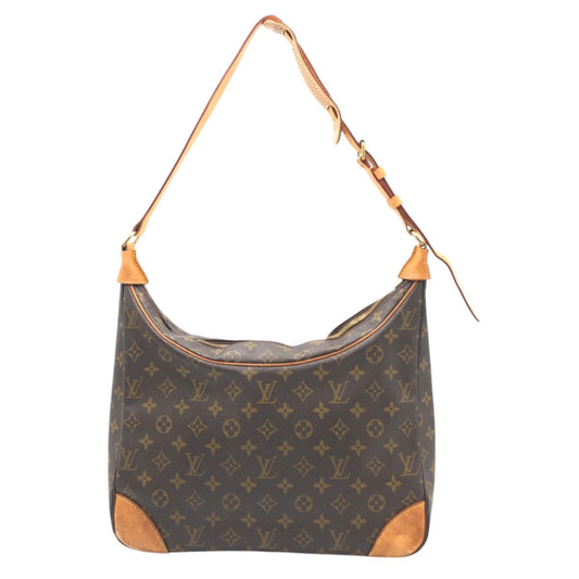 LOUIS VUITTON Shoulder Bag M51260 PVC Brown Monogram Boulogne Women Used Authentic