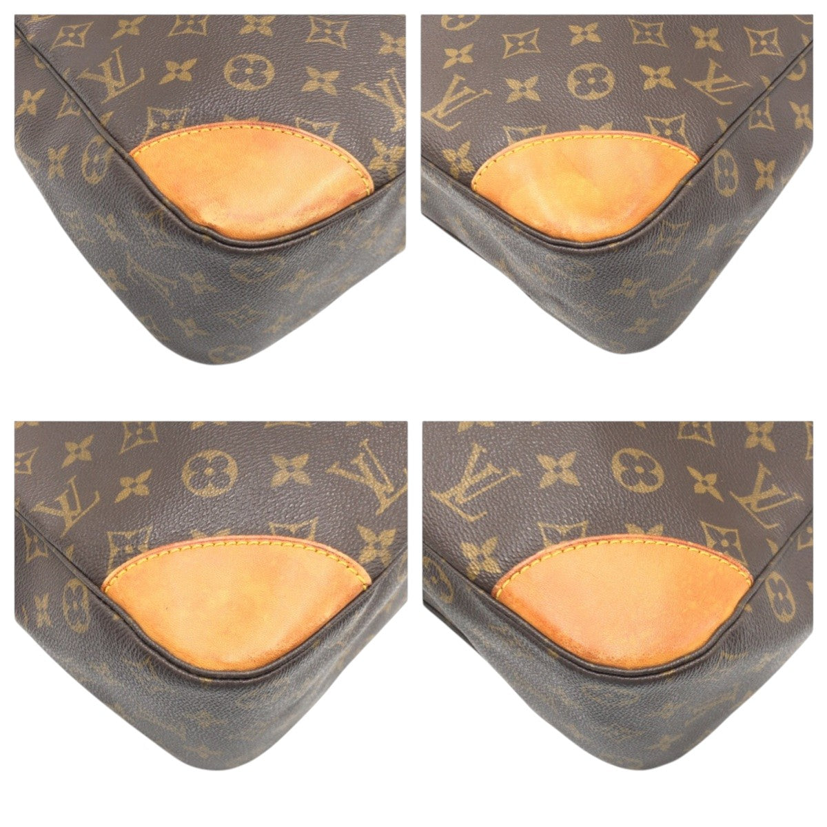 LOUIS VUITTON Shoulder Bag M51260 PVC Brown Monogram Boulogne Women Used Authentic