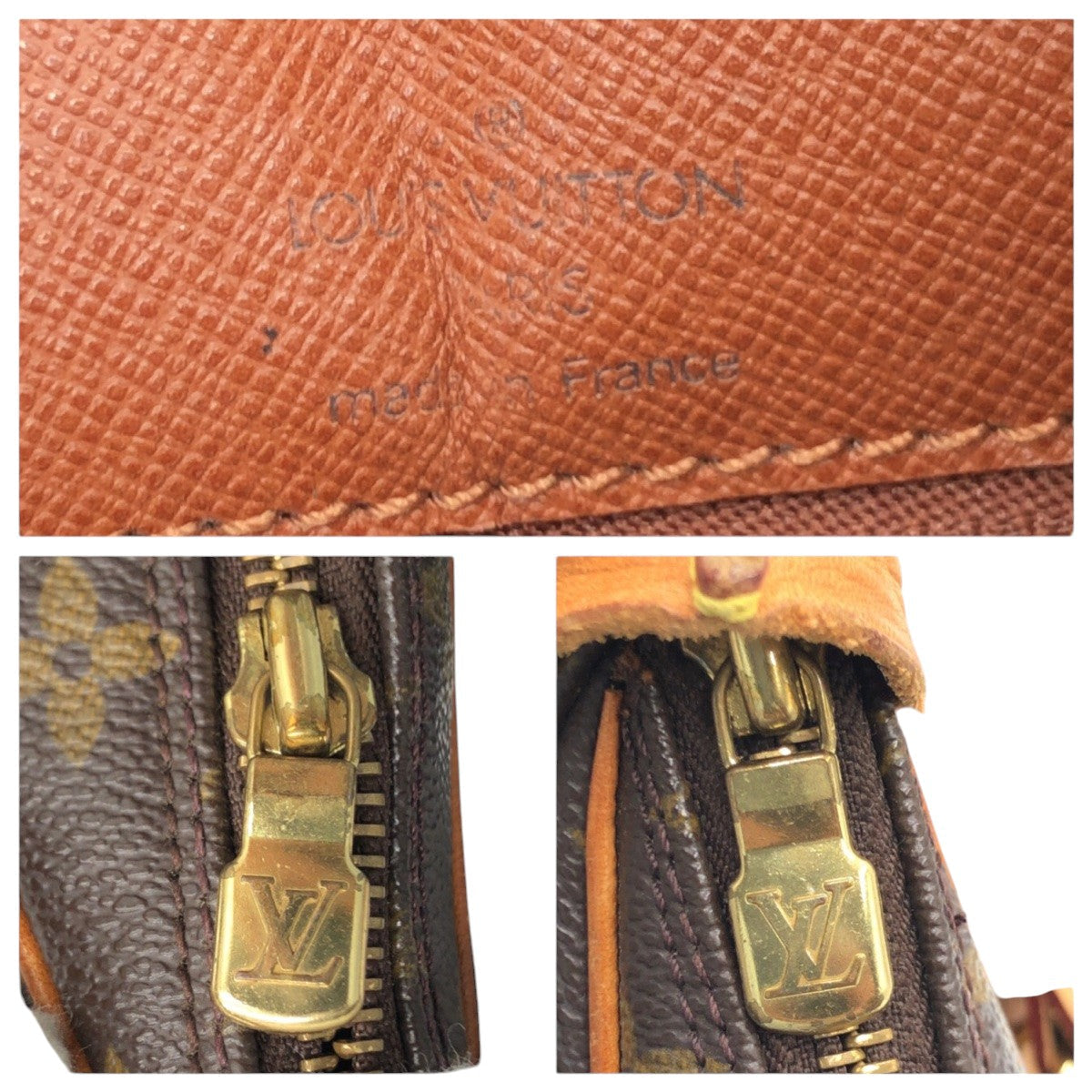 LOUIS VUITTON Shoulder Bag M51260 PVC Brown Monogram Boulogne Women Used Authentic