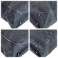 GUCCI Tote Bag 113019 GG canvas, leather Black SilverMetal Tote Bag handbag Women Used Authentic