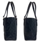 GUCCI Tote Bag 113019 GG canvas, leather Black SilverMetal Tote Bag handbag Women Used Authentic