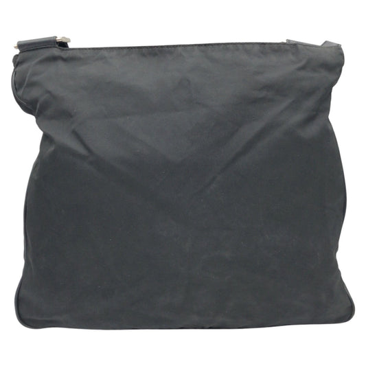PRADA Shoulder Bag Nylon black Shoulder bag Messenger bag Test Triangular logo mens Used Authentic