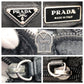 PRADA Shoulder Bag Nylon black Shoulder bag Messenger bag Test Triangular logo mens Used Authentic