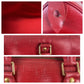 LOUIS VUITTON Handbag M43017 leather Castilian Red Gold Metal Handbags Mini Boston Duffel bag Epi Speedy 25 Women Used Authentic