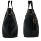 GUCCI Shoulder Bag 365346 leather Black SilverMetal Shoulder Bag Handbag 2way Bamboo Tassel Women Used Authentic