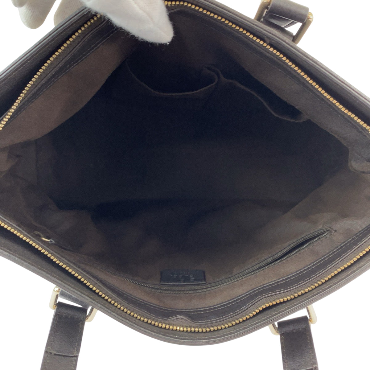 GUCCI Shoulder Bag 365346 leather Black SilverMetal Shoulder Bag Handbag 2way Bamboo Tassel Women Used Authentic