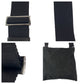 PRADA Shoulder Bag Nylon Black SilverMetal Shoulder Bag Sacoche Pochette Test Triangle With logo mens Used Authentic