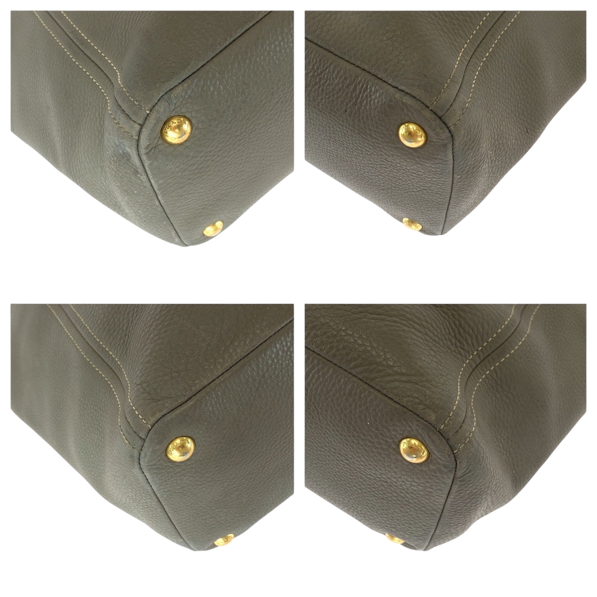 PRADA Tote Bag BR4970 leather Gurege Vitterodino Marmo