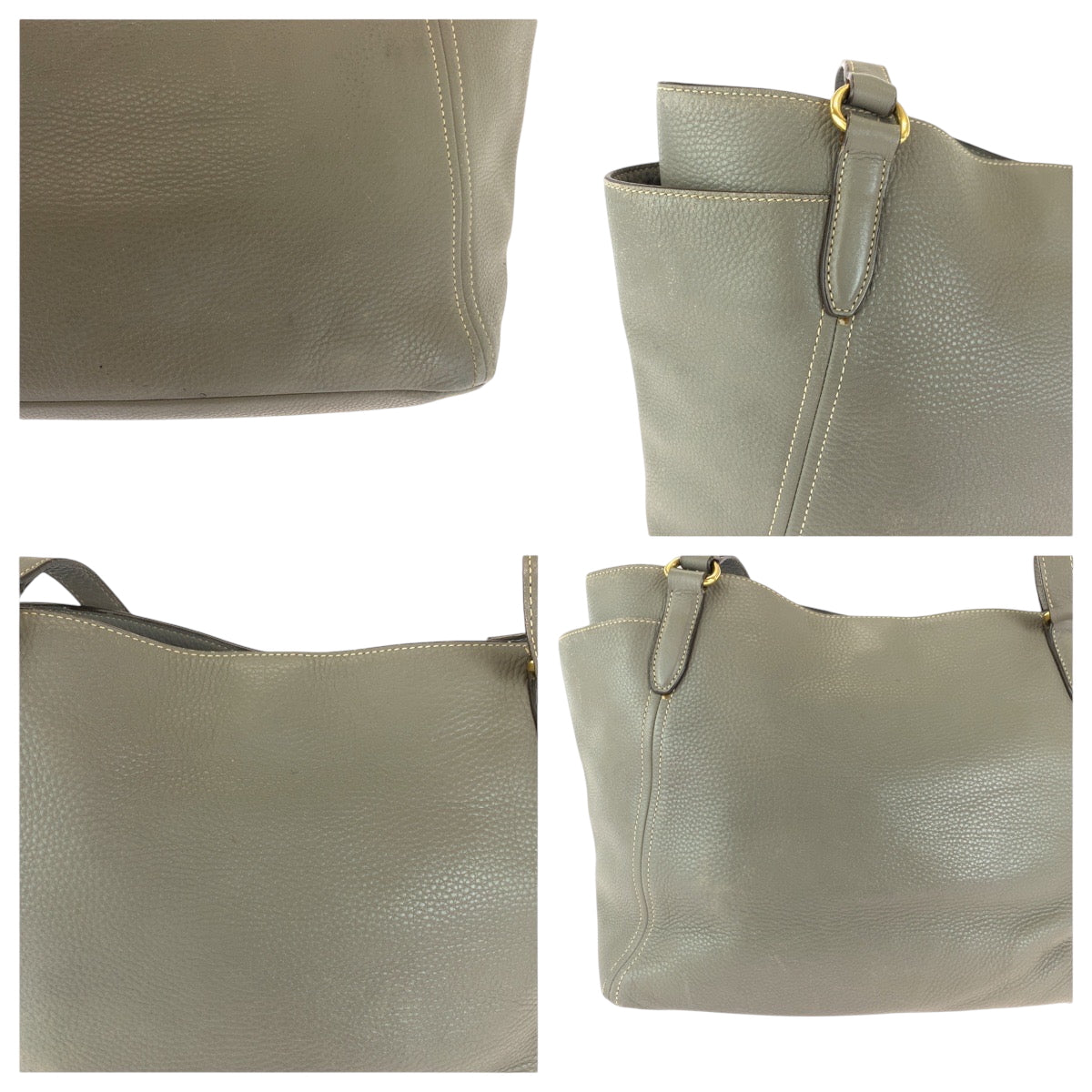 PRADA Tote Bag BR4970 leather Gurege Vitterodino Marmo