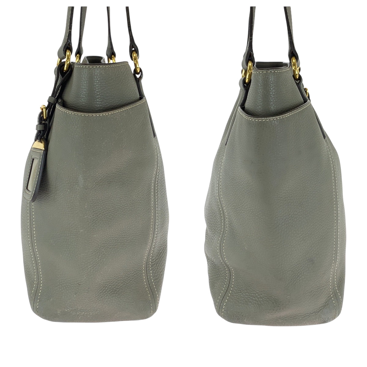 PRADA Tote Bag BR4970 leather Gurege Vitterodino Marmo