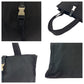 PRADA Tote Bag Nylon Black SilverMetal Tote Bag Shoulder Bag Test Women Used Authentic