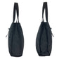 PRADA Tote Bag Nylon Black SilverMetal Tote Bag Shoulder Bag Test Women Used Authentic
