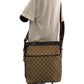GUCCI Shoulder Bag 109097 GG canvas Brown Gold Metal Crossbody Shoulder Bag Messenger Bag Women Used Authentic