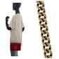 GUCCI Shoulder Bag 401232 leather Red Gold Metal Crossbody Shoulder Bag Chain Wallet GG Marmont Women Used Authentic