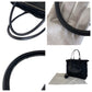 PRADA Tote Bag BN1105 Nylon Black SilverMetal Tote Bag Shoulder Bag 2way Test Logo embossed Women Used Authentic
