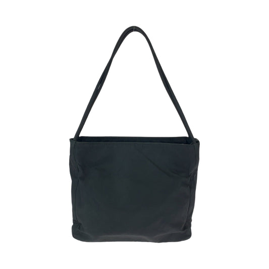 PRADA Tote Bag Nylon Black SilverMetal Tote Bag Shoulder Bag Women Used Authentic