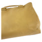 PRADA Tote Bag leather Beige Gold Metal Tote Bag Handbag Shoulder Bag Vitterodino Women Used Authentic