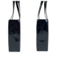 CHANEL Tote Bag enamel Black Gold Metal