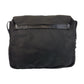 PRADA Shoulder Bag Nylon Black SilverMetal Crossbody Shoulder Bag Messenger Bag Test Triangle With logo mens Used Authentic