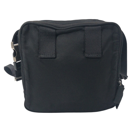 PRADA Shoulder Bag Nylon black Shoulder Bag Unisex Test Triangular logo mens Used Authentic