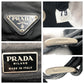 PRADA Backpack Nylon Black black Backpacks and daypacks for men and women Test Triangular logo Women Used Authentic