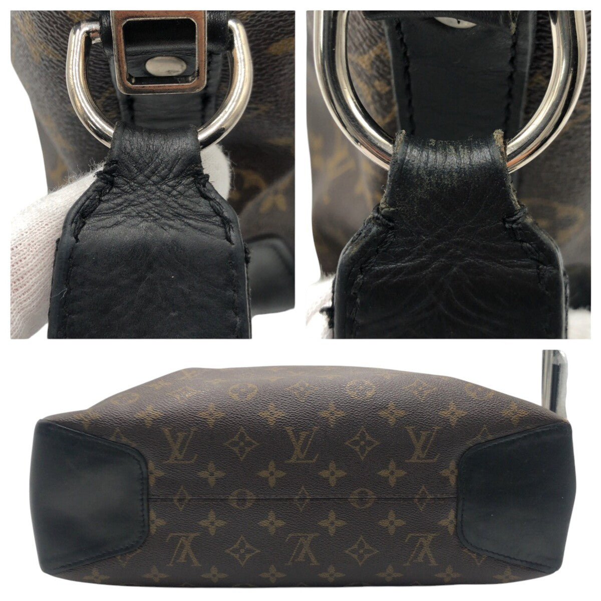 LOUIS VUITTON Shoulder Bag M40387 PVC Brown Shoulder Bag Messenger Bag Unisex Monigram Makassar Torres mens Used Authentic